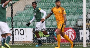 pafctv.co.uk - Tyreeq Bakinson scors against Newport County